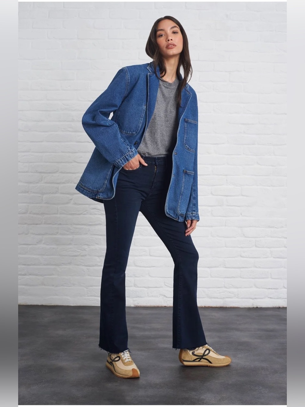 Mother Jeans Womens 26 The Weekender Fray Chip on My Shoulder Raw Hem Stretch